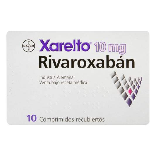 Xarelto 10 mg (Rivaroxabán)